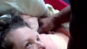 Interracial  Slut. fucks. And sucks Bbc