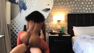 Ebony Goddess With Big Phat Booty Riding On A Big White Cock1 - Booty Goddess